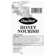 ChapStick Lip Balm Honey Nourish, Moisturizing Fomula with Shea Butter and Avocado Butter, Vitamin E, Honey Vanilla Flavor...