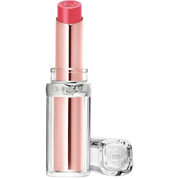L'Oreal Paris Glow Paradise Hydrating Balm-in-Lipstick with Pomegranate Extract, Peach Charm, 0.1 Oz - Product Image