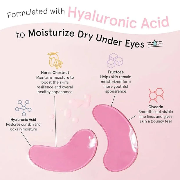 grace & stella Award Winning Under Eye Mask - Reduce Dark Circles, Puffy Eyes, Undereye Bags, Wrinkles - Gel Under Eye Pat...