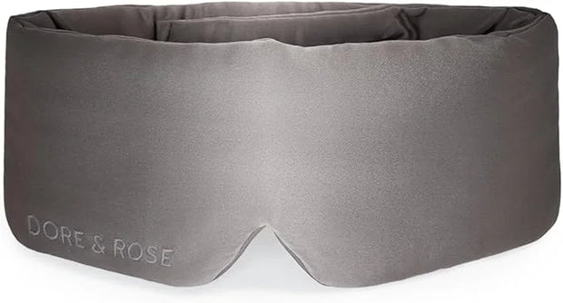 Dore & Rose Deep Sleep Mask Light Blocking, 23 Momme Mulberry Silk Eye Mask, Ultra Soft, Adjustable - Travel Sleeping Mask...