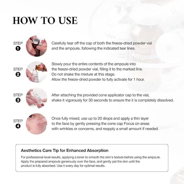 JEU'DEMEURE Collagen, Peptide, Hyaluronic Acid Serum, Face Lift with DermiShuttle, Korean Serum for Anti-Aging, Microneedl...