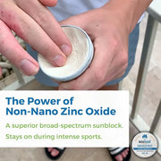 Waxhead Zinc Oxide Sunscreen - Travel Sunscreen Reef Safe Sunscreen SPF 30 Sun Block Sun screen Protector for Face Biodegr...