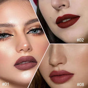 evpct 3Pcs Retractable Lip Liner Pencils Set Pack for Shaping & Sculpting Lips, Mauve Maroon Dark Wine Red Mauve Nude Crea...
