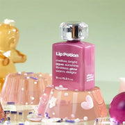 Lip Potion Aqua Glow No.8 Sugar Purple | Hydrating, Non-Sticky Gloss with Sheer Radiance | 0.3 Oz - Product Image