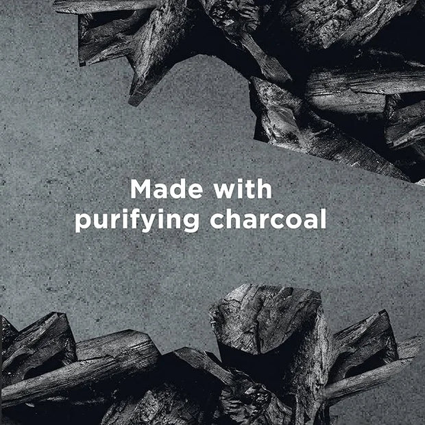 DOVE MEN + CARE Purifying Shampoo Charcoal + Clay 2 Pk for Stronger, More Resilient Hair, with Plant-Based Cleansers, 31 o...