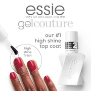 Essie Gel Couture Longwear Top Coat Duo Set, Glossy High Shine Chip-Resistant Gel-Like Top Coat, Gifts For Women And Men, ...