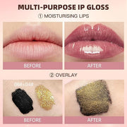 Black Matte Liquid Lipstick for Women, Soft Natural Gloss,