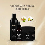 Golden Grooming Co. Everyday Beard Bundle – Complete Beard Care Set | Includes Beard Oil, Balm & Shampoo (XL, Fresh Scent)...