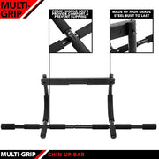 JFIT Multi-Grip Chin-Up Bar with 12 Padded Grips 300 LB - Product Image