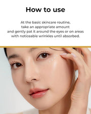 bom COSMETICS Peptide Power Eye Cream 1.05 Fl Oz, Penta-Peptide and 99% Pure Gold Lightweight Eye Cream for Skin Collagen ...