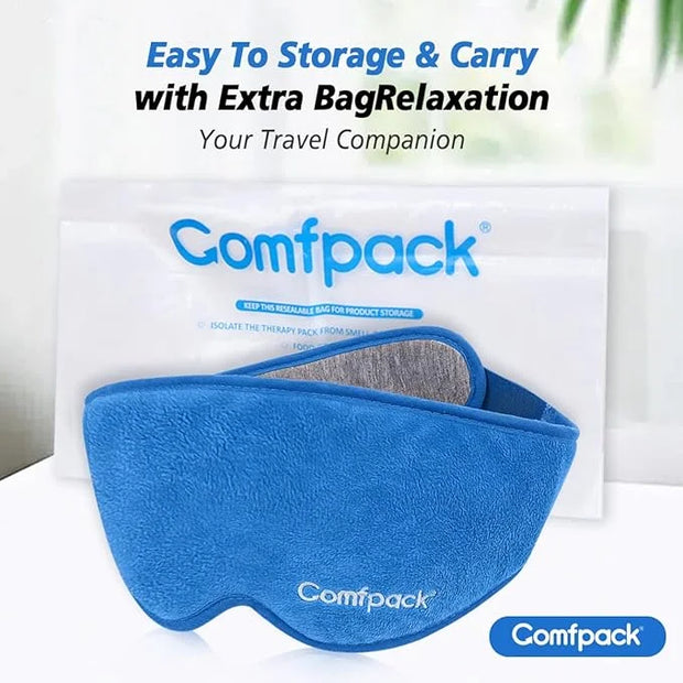 Eye Mask for Dry Eyes, Microwave Warm Compress for Eyes with Washable Cover, Remove Styes, Chalazion Therapy Heating Pad H...
