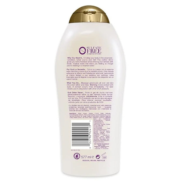 OGX Extra Creamy + Coconut Miracle Oil Ultra Moisture Body Wash, 19.5 Fl Oz (Pack of 2) - Product Image