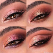 ColourPop By The Rosé Eyeshadow Palette - Pink & Red Neutral Palette with Metallic and Cream Matte Finishes - High-Pigment...