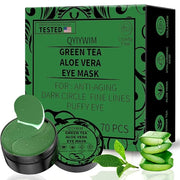 Under Eye Patches 70PCS, Green Tea Eye Patches for Puffy Eyes Treatment, Under Eye Masks for Dark Circles and Puffiness, N...