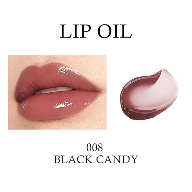 KYDA Hydrating Lip Glow Oil, Moisturizing Lip Oil, Glossy Transparent Plumping Lip Gloss, Tinted Lip Oil for Lip Care and ...