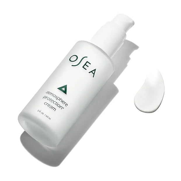 OSEA Atmosphere Protection® Cream 2oz - Lightweight Face Moisturizer for Fast-Absorbing Hydration - Smooths with Niacinami...