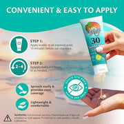 Reef Friendly Sunscreen SPF 30 Lotion, Mango Lime Scent Body Sunscreen Lotion, Rich in Anti Oxidants, Water Resistant Up t...