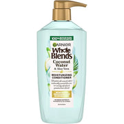Garnier Whole Blends Coconut Water & Aloe Vera Refreshing Conditioner for Normal Hair, 26.6 Fl Oz, 1 Count (Packaging May ...