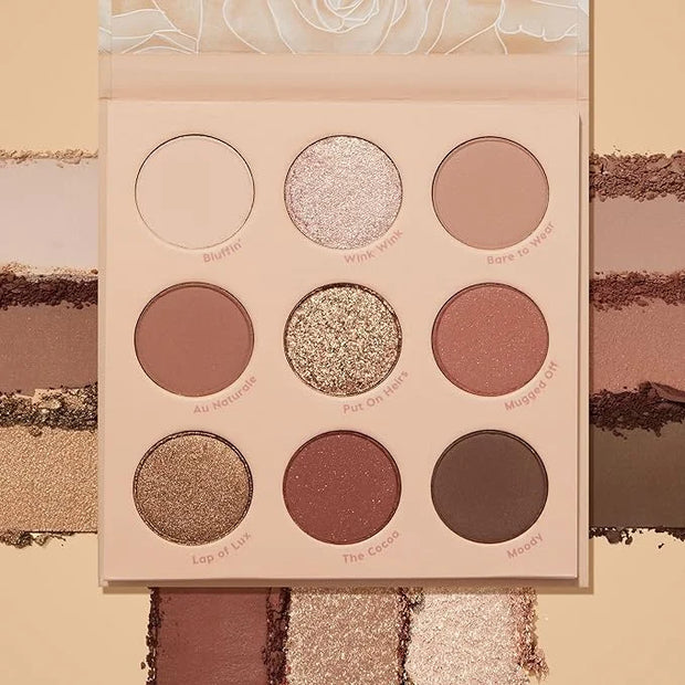 ColourPop Nude Mood Eyeshadow Palette - Brown & Copper Palette with Metallic and Matte Finishes - High-Pigment Eye Makeup ...