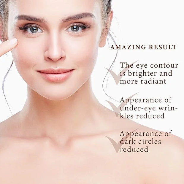 Refreshing and Firming Eye Cream Moisturizes the Tender Eye-Contour Skin Reduces Eye Bags Crow's Feet Fine Lines, 0.7 Fl O...