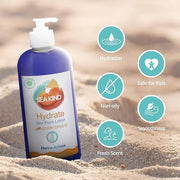 All Natural Hydrate Ocean Breeze Sea Plant Hand and Body Lotion for Women and Men, Essential Oil Scent, 16 Fl Oz, Non Come...