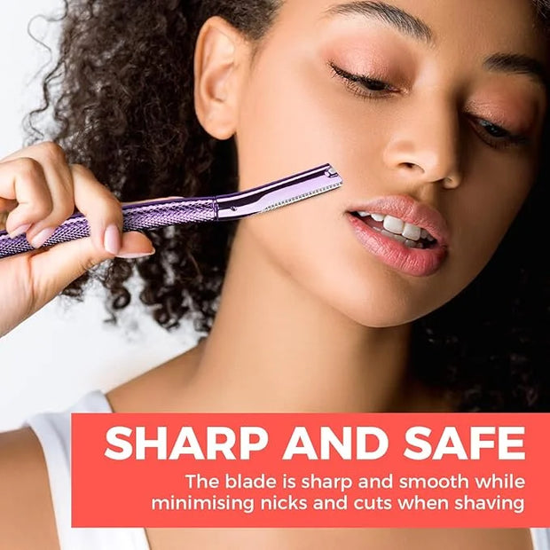 ZOMCHI Eyebrow Razor, Face Razors for Women&Men, Eyebrow Trimmer Shaper with Precision Cover, Facial Shaver with 6 Blades ...
