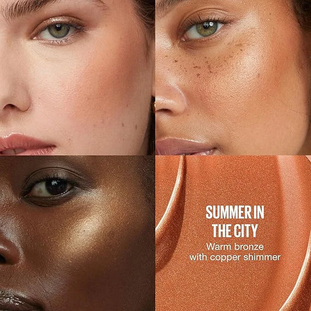 Maybelline Sunkisser Multi-Use Liquid Blush and Bronzer, Blendable, Longwear, Glowy Make Up, Summer In The City, 1 Count -...