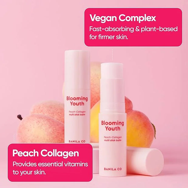 BANILA CO Blooming Youth Multi-balm Stick | All-in-one Hydrating Lip, Face and Neck Cream | Daily Moisturizer Make up Base...