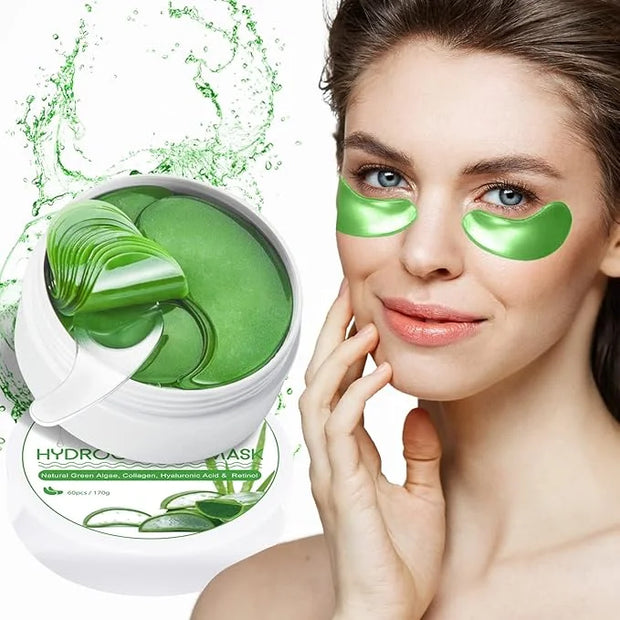 Aloe Veoe Eye Patches,Hydrogel Under Eye Masks for Dark Circles,Anti Wrinkle Treatment,Under Eye Gel Pads,Eye Mask for Puf...