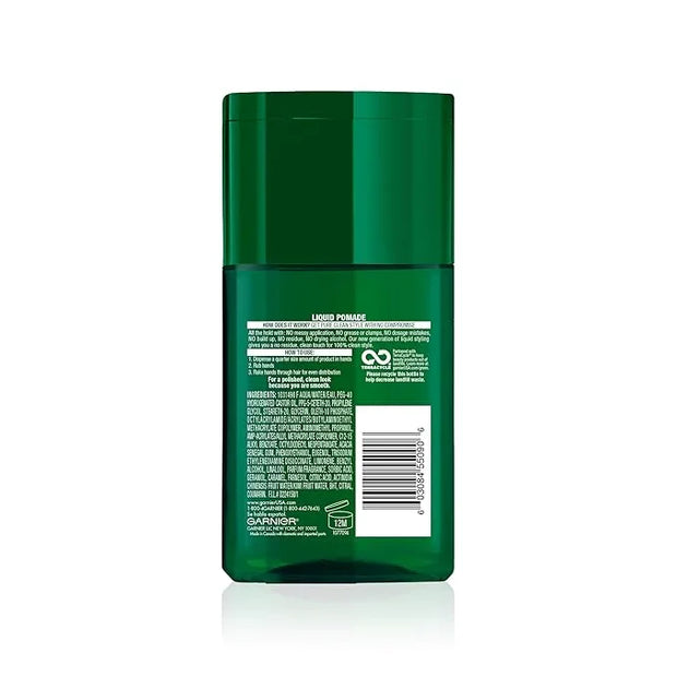 Garnier Hair Care Fructis Style Shine and Hold Liquid Hair Pomade for Men No Drying Alcohol, 4.2 Fluid Ounce - Product Image