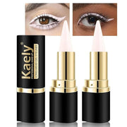 Kaely 2Pcs Quartz Queen White Gel Eyeliner Pencil, Natural Cream Eye Liner Waterproof Smudge Proof, Matte Waterline Eyelin...