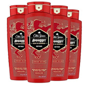 Old Spice Refreshing Body Wash for Men, 3X Defense, 24/7 Shower Fresh with Long Lasting Scent, Red Collection, Swagger wit...