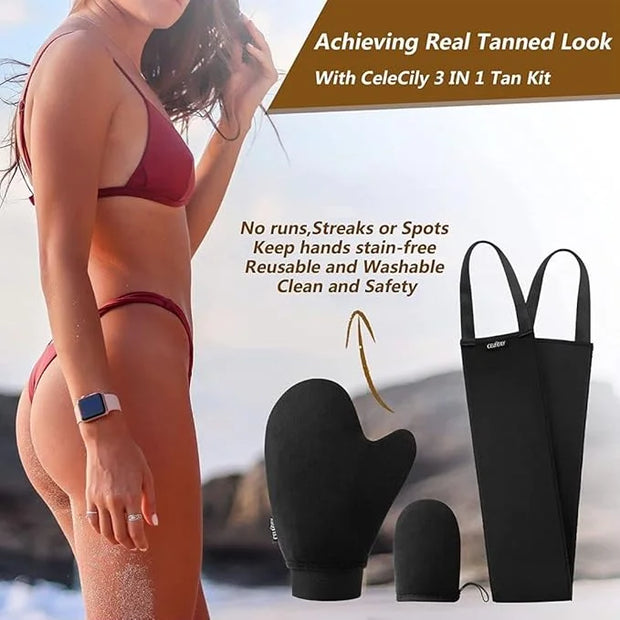 Self Tanning Mitt Applicator- Tanning Mitts Self Tanner Mitt Applicator Self Tanning Glove for Self Tan Mitt Self Tanner M...
