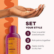 Eco Style, Texture Edit, Koily Shine Hyper Gloss Serum for Type 4 curly hair - A nourishing, sulfate-free rich oil that pr...