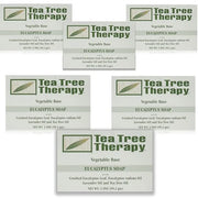 Tea Tree Therapy Vegetable Base Bar Soap, Eucalyptus, 6 Count - Product Image