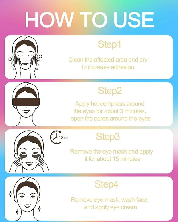 Collagen Eye Mask Patches, Used to Fade Eye Patches for Puffy Eyes and Dark Circles,Under Eye Patches,Tighten and Moisturi...
