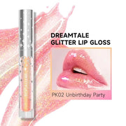 FOCALLURE Glitter Liquid Lipstick,Hydrating,Moisturizing Lip Gloss for Women,Sparkly Shimmer Lip Makeup,Long Lasting,Light...