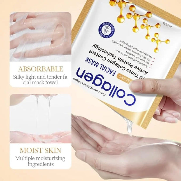 Collagen face wash sets for women, 13 Pcs Skin Care Set , Facial Kit with Facial Cleanser Toner Eye Cream Face Serum Face ...