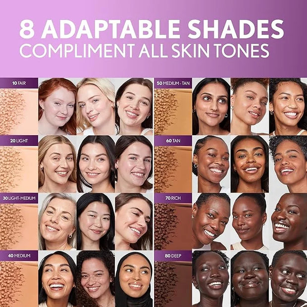 Covergirl Simply Ageless Skin Perfector Essence Foundation, 10 Fair, Tinted Skin Perfector, Skincare Makeup Hybrid, Sheer ...