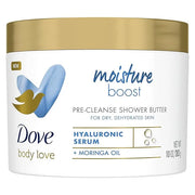 Dove Body Love Shower Cleansing Butter Moisture Boost Cleanser for Dry Skin Silkier than Body Wash with Hyaluronic Acid an...