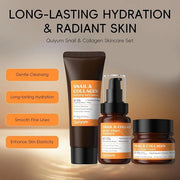 Snail Mucin Cream, 97.5% Pure Snail Slime Extract Moisturizer for Face and Body, Snail Mucin Essence 92% Snail Slime Serum...