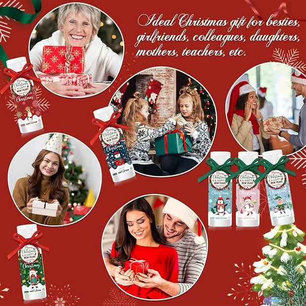 36 Set Christmas Hand Cream Gift Moisturizing Hand Lotion for Women Travel Size Lotion for Christmas Party Favors with Car...