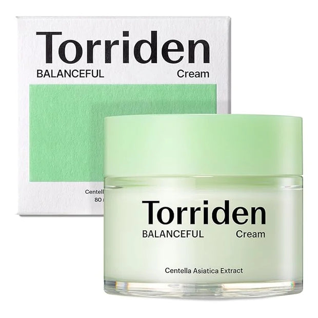 Torriden BALANCEFUL Cream 80ml (2.70 fl.oz.) | Soothing and Nourishing Moisturizer for Oily and Sensitive SKin | 5D CICA, ...