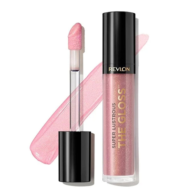 Revlon Super Lustrous Lip Gloss, Non-Sticky, Hydrating, High Shine Finish, 203 Lean In, 0.13 oz - Product Image