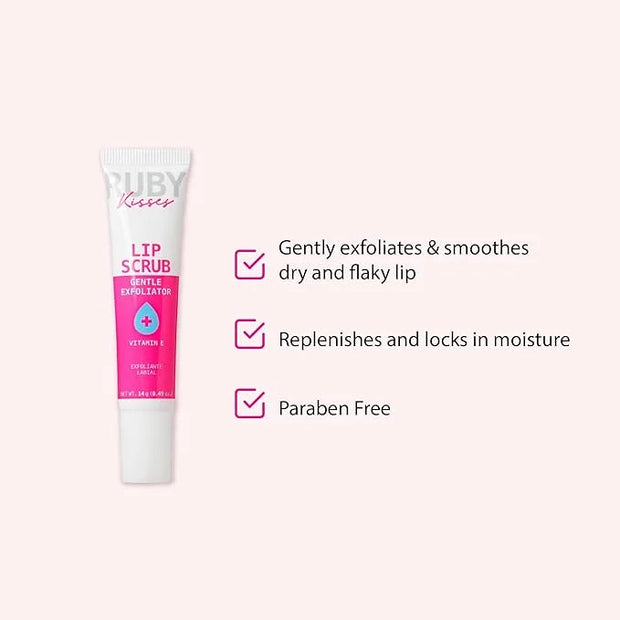 Ruby Kisses Exfoliating Lip Scrub, Gentle