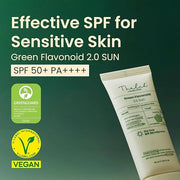 The Lab Mineral 100% Zinc SPF 50 Sunscreen Face & Body Hydrating Moisturizing Reef Friendly Korean Beauty - Green Flavonoi...