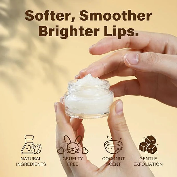 Coconut Lip Scrub - Gentle Exfoliation Polish