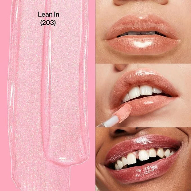 Revlon Super Lustrous Lip Gloss, Non-Sticky, Hydrating, High Shine Finish, 203 Lean In, 0.13 oz - Product Image