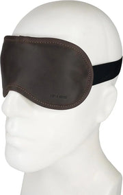 Hide & Drink, Unisex Sleep Eye Mask, Light Blocking for Sleeping, Handmade from Full Grain Leather - Bourbon Brown - Produ...