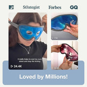 Cooling Eye Mask - Reusable Gel Eye Mask Cold Pack - Our Ice Eye Mask Soothes Puffy Eyes & Dark Circles - Relieve Your Hea...